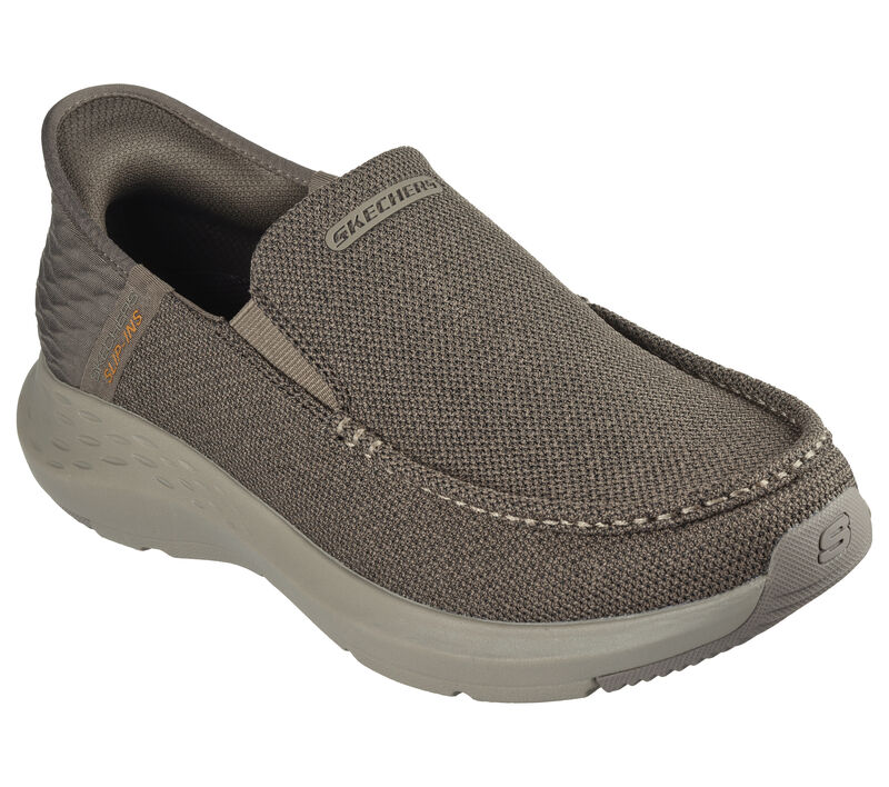 Skechers Parson Ralven Hands Free Slip-ins™ with canvas upper, Heel Pillow™, and Air-Cooled Memory Foam® insole