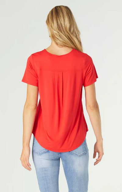 ERIN PLEAT BACK TEE