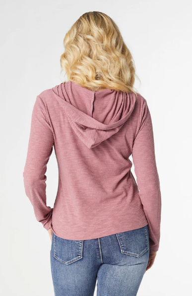 Danna Hooded Baby Rib Top