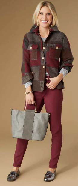 Maura Colorblock Shacket