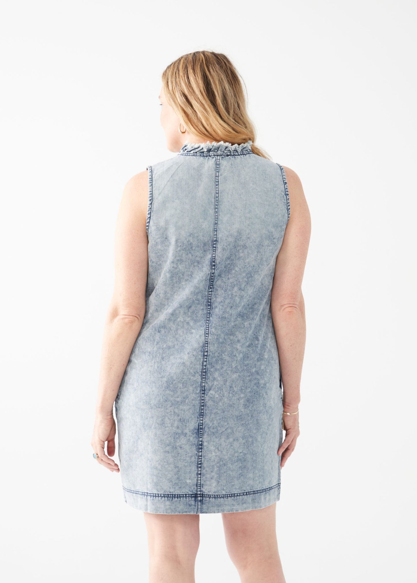 Sleeveless Lyocell Denim Dress by FDJ