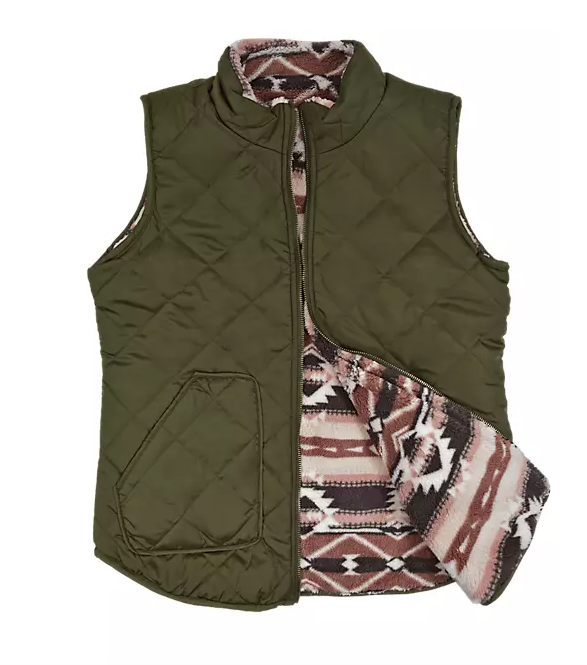 Victory Outfitters Women's Aztec Reversible Vest