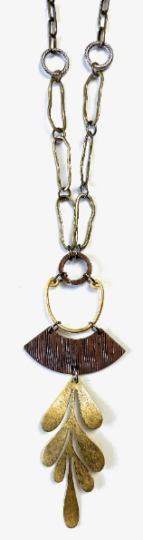 Necklace Sculpture with Drop