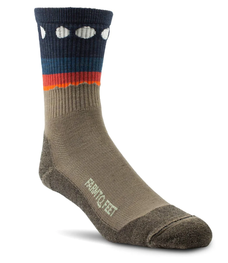 Flagstaff - Trail Light Cushion 3/4 Crew Sock