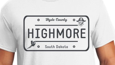 Highmore License Plate Short Sleeve T-Shirt