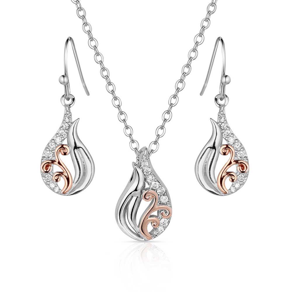 Whisps of Elegance Crystal Jewelry Set