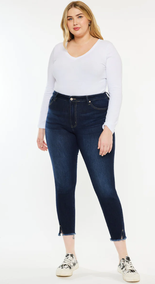 Naira Ultra High-Rise Ankle Curvy Skinny Jeans