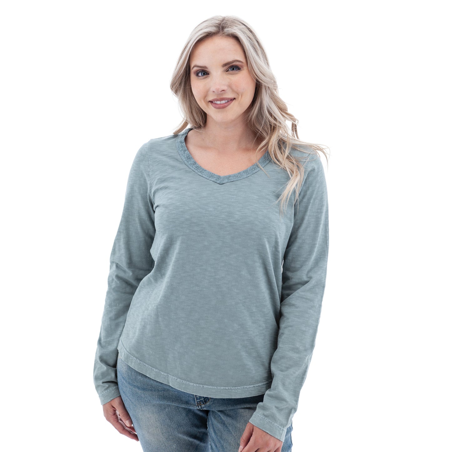 Layla Organic V-Neck Top