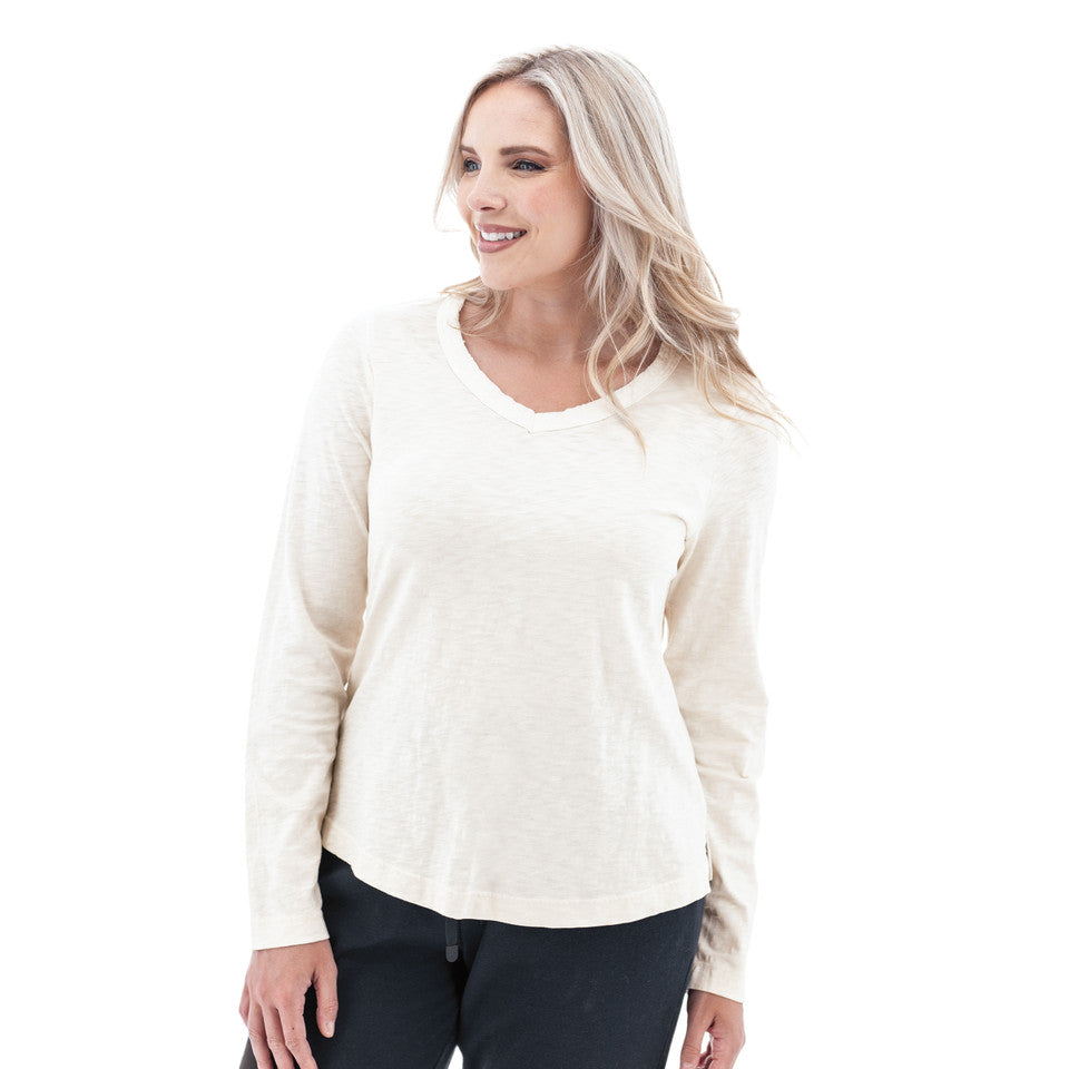 Layla Organic V-Neck Top