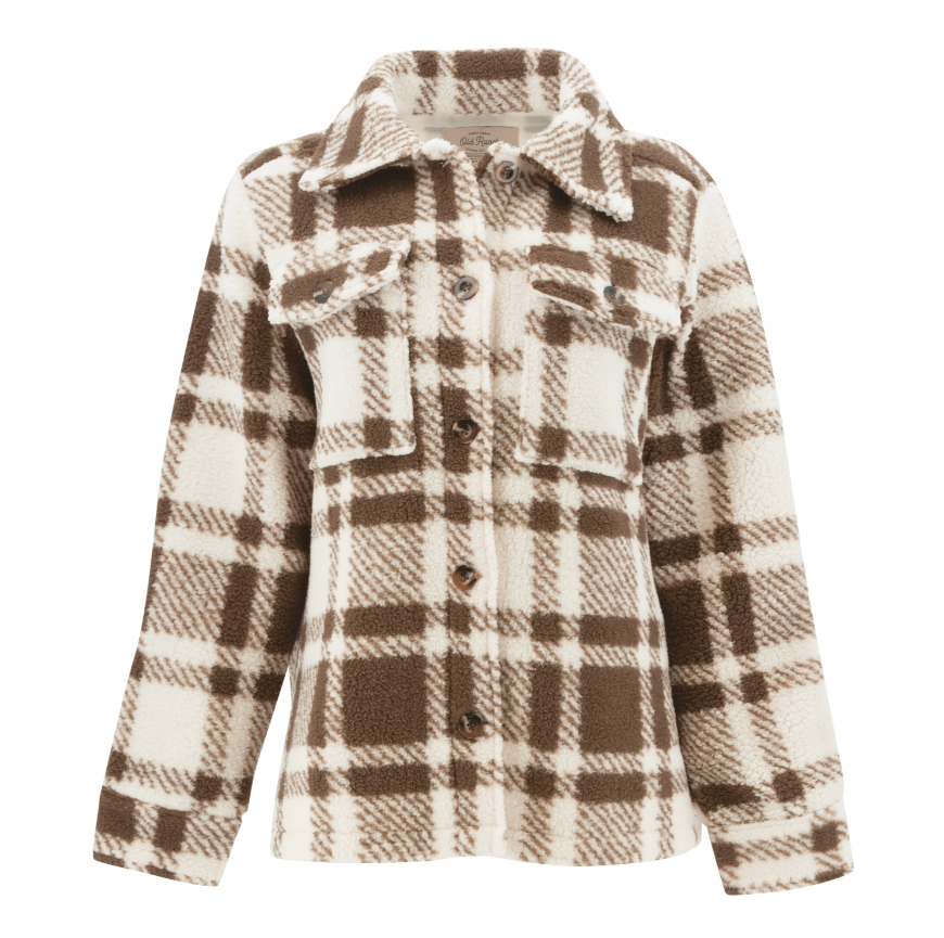 Helena Fleece Plaid Jacket