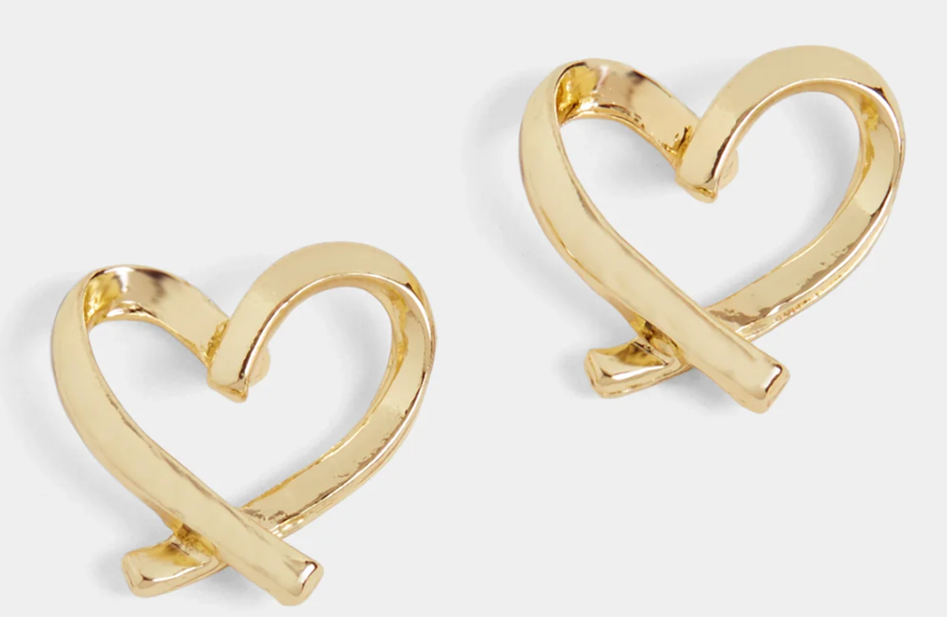 Signature Heart Stud Earrings