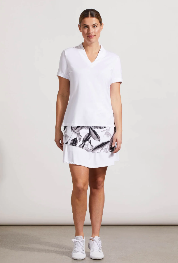 PERFORMANCE UPF 50+ V-NECK TOP by TRIBAL