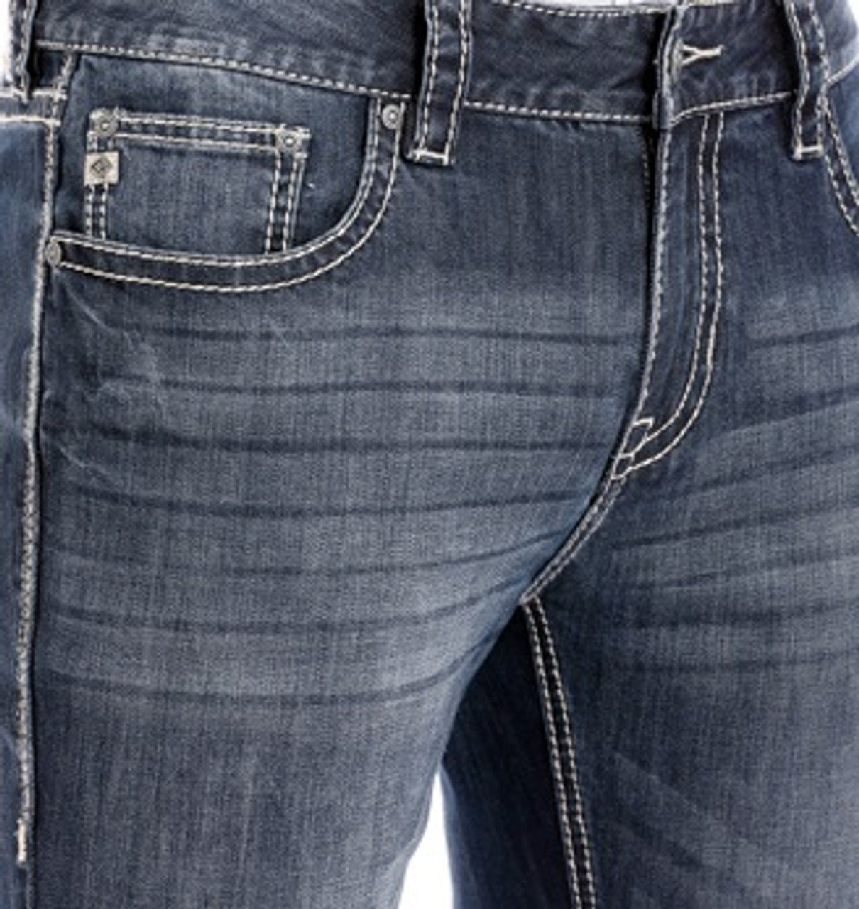 Rock & Roll Men’s Pistol Bootcut Jeans – Regular Fit with Reflex Stretch