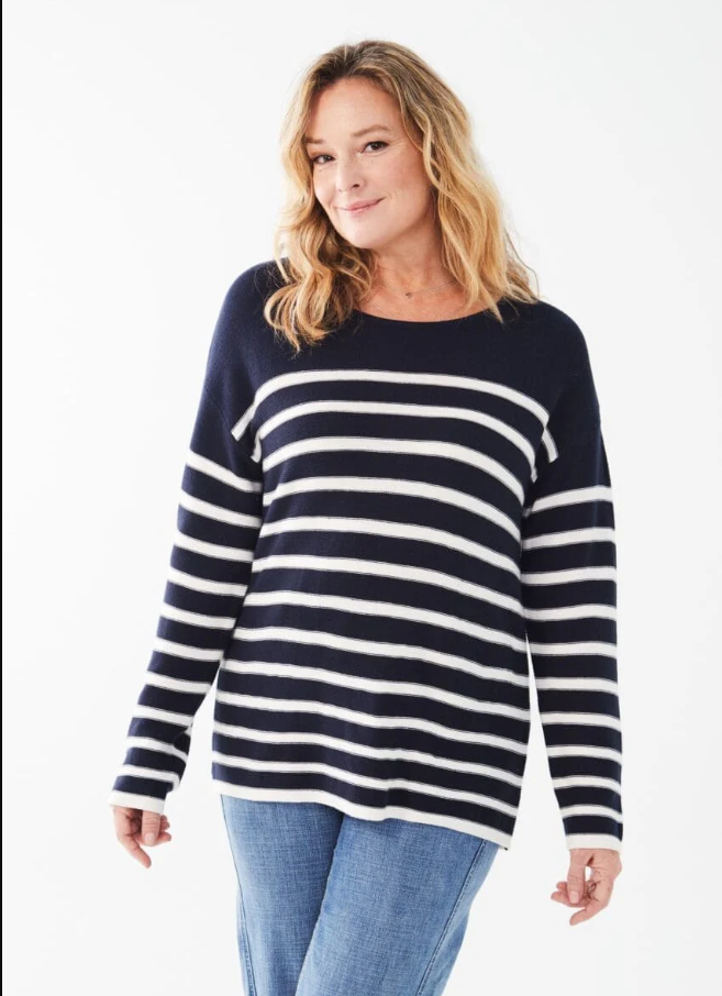 Long Sleeve Striped Sweater