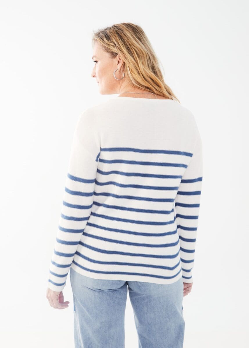 Long Sleeve Striped Sweater