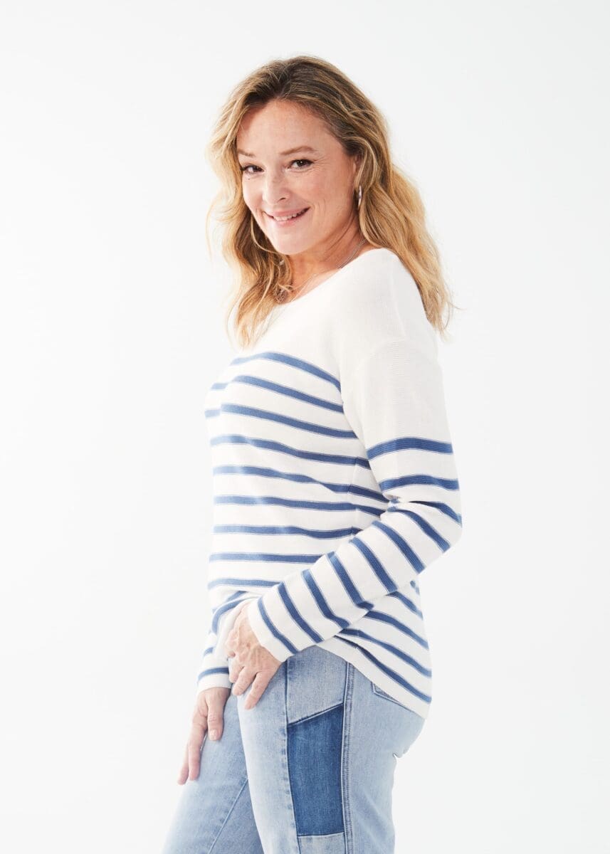 Long Sleeve Striped Sweater