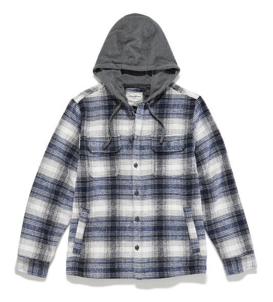 Sacramento Hooded Flannel Shirt Jacket
