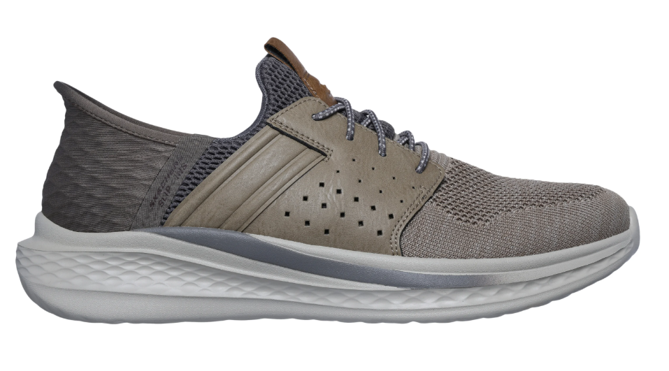 Skechers Slade Ocon Slip-ins® with mesh upper, Heel Pillow™, odor-control Memory Foam insole, and Goga Mat Arch™ support