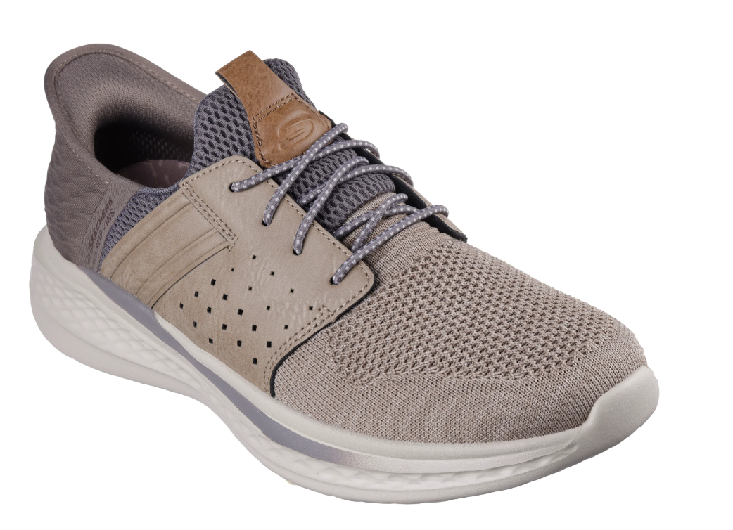 Skechers Slade Ocon Slip-ins® with mesh upper, Heel Pillow™, odor-control Memory Foam insole, and Goga Mat Arch™ support