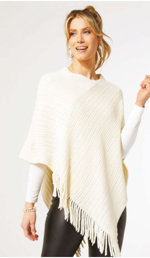 Mae Lurex Poncho