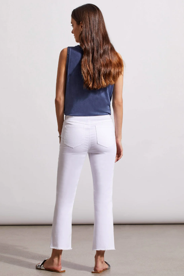 Audrey Pull On Straight Crop Jeans