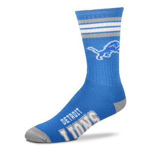 4 STRIPE DEUCE - DETROIT LIONS SOCKS