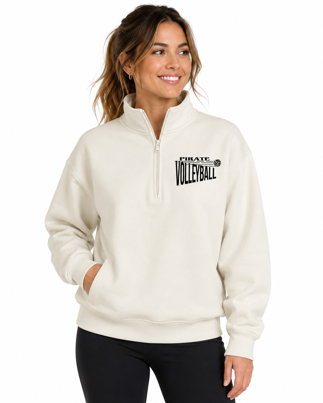 Pirates Volleyball 2026 Womens 1/2 Zip