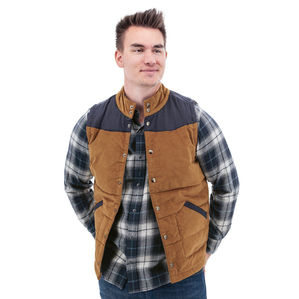 Reese Quilted Cord Vest