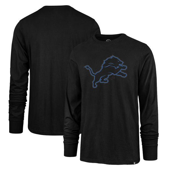 Detroit Lions 47 Brand Pop Shadow Super Rival Long Sleeve T-shirt