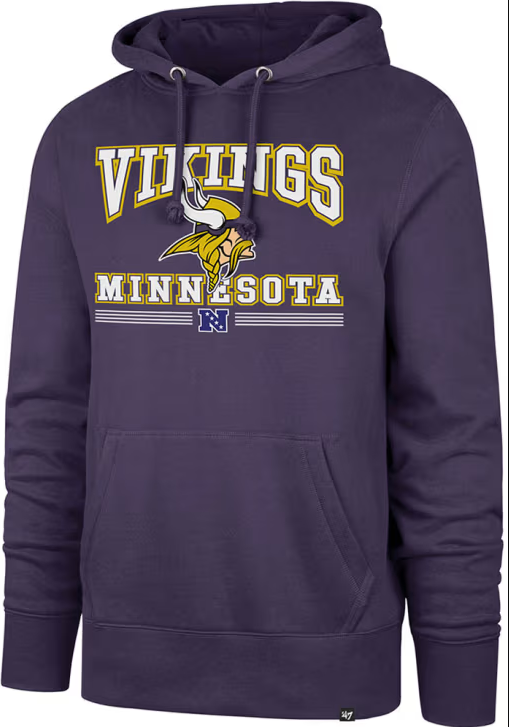 MINNESOTA VIKINGS PACKED HOUSE HEADLINE HOOD MEN