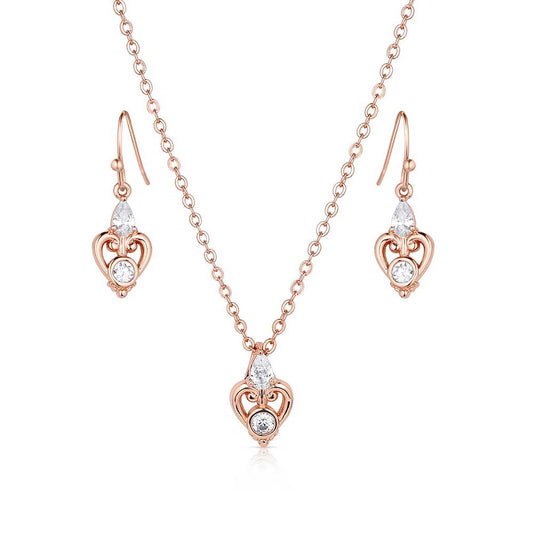 Elegant Embrace Crystal Jewelry Set