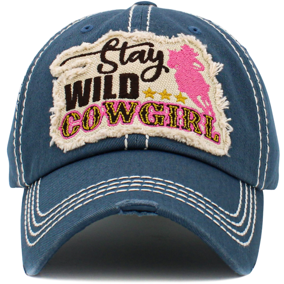 Stay Wild Cow Girl Hat