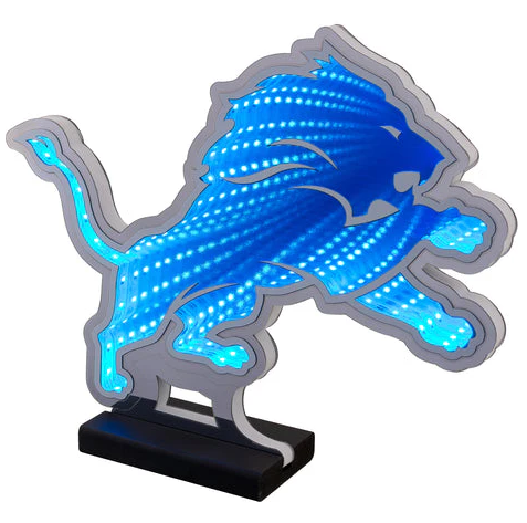 Detroit Lions LED Infinity Logo Light