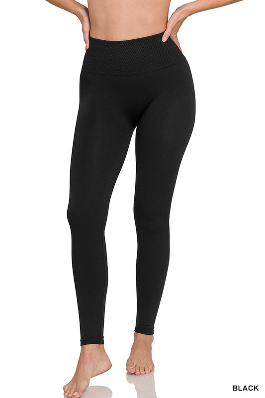 HIGH WAIST FLEECE LEGGINGS