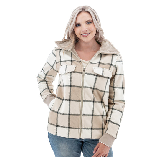 Millie Plaid Fleece Jacket