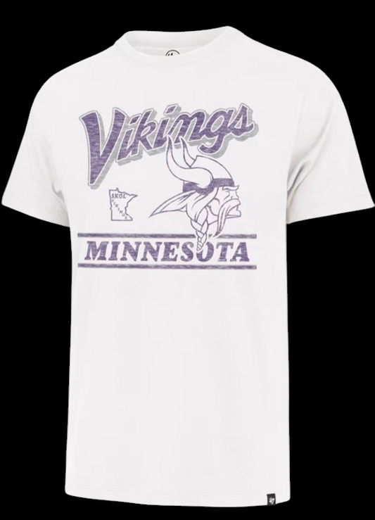 Minnesota Vikings White Out Short Sleeve Fashion T Shirt