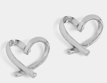 Signature Heart Stud Earrings