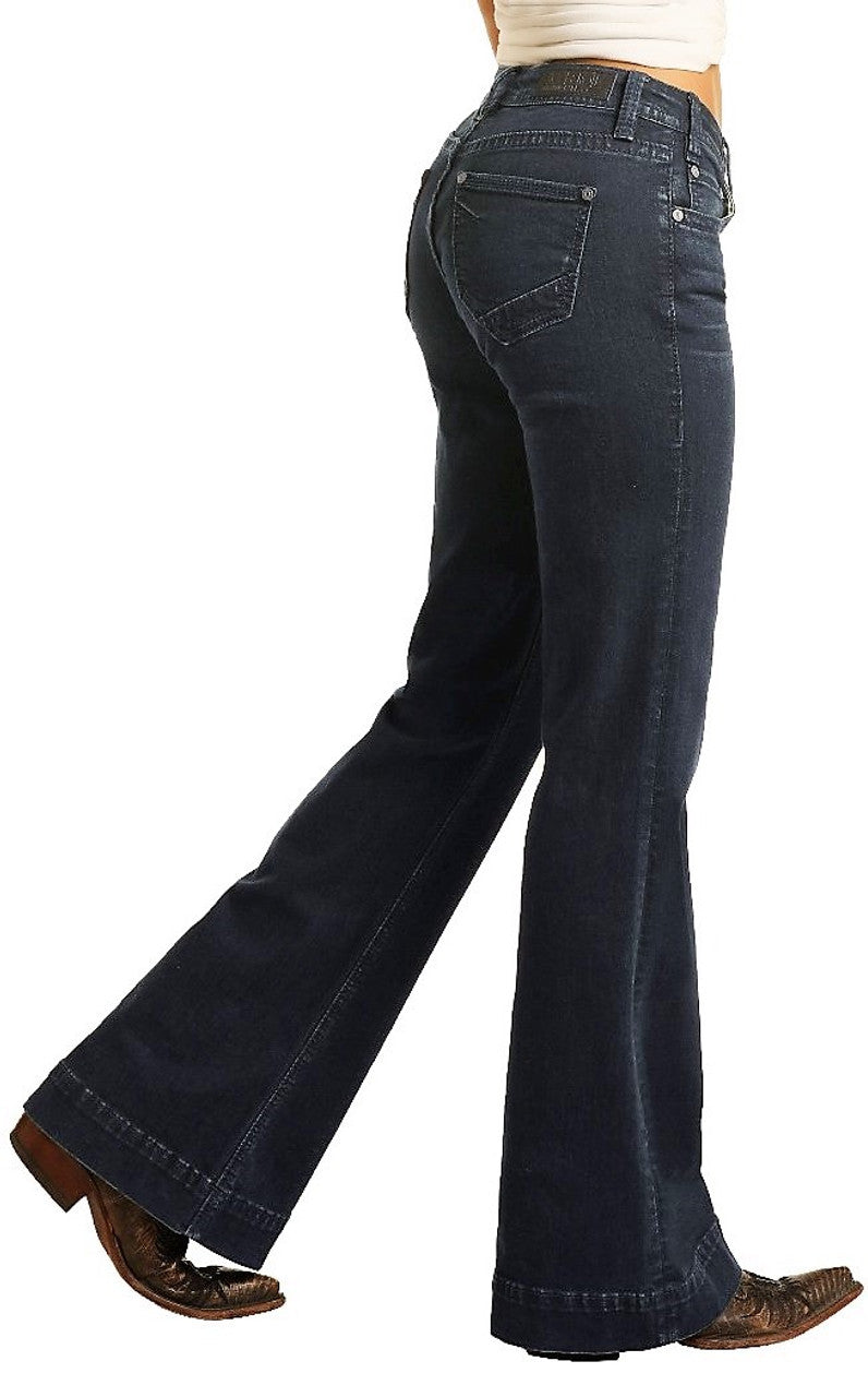 Rock & Roll Cowgirl Mid Rise Extra Stretch Jeans
