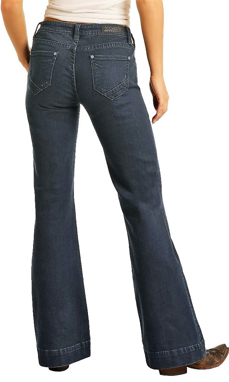 Rock & Roll Cowgirl Mid Rise Extra Stretch Jeans